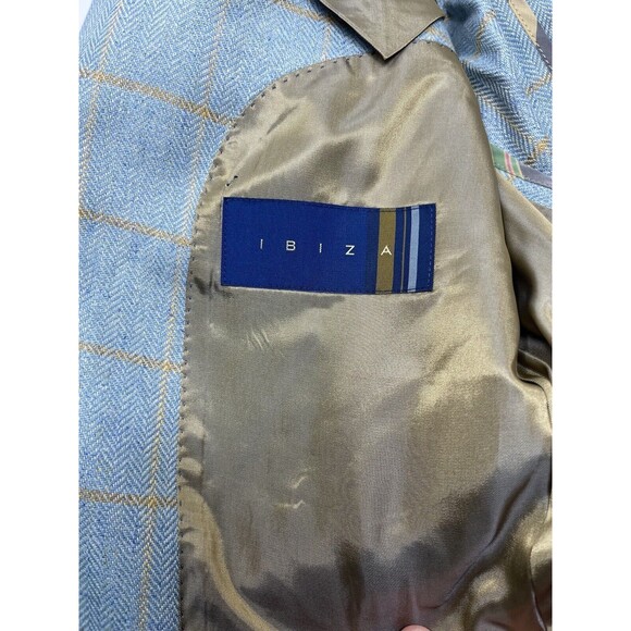 Ibiza Mens Blazer Sport Coat Two Button Jacket 38R Silk Causal Blazer‎ - Picture 5 of 8